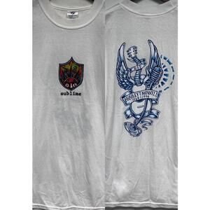 VTG 1998 Sublime Band Tee Bradley Nowell Memorial & Opie Ortiz Tattoo Medium 90s
